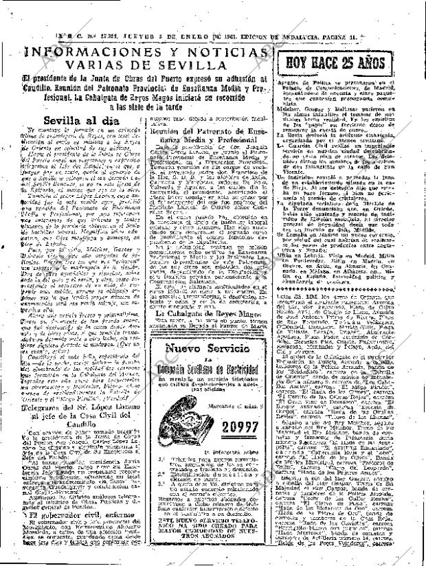 ABC SEVILLA 05-01-1961 página 41