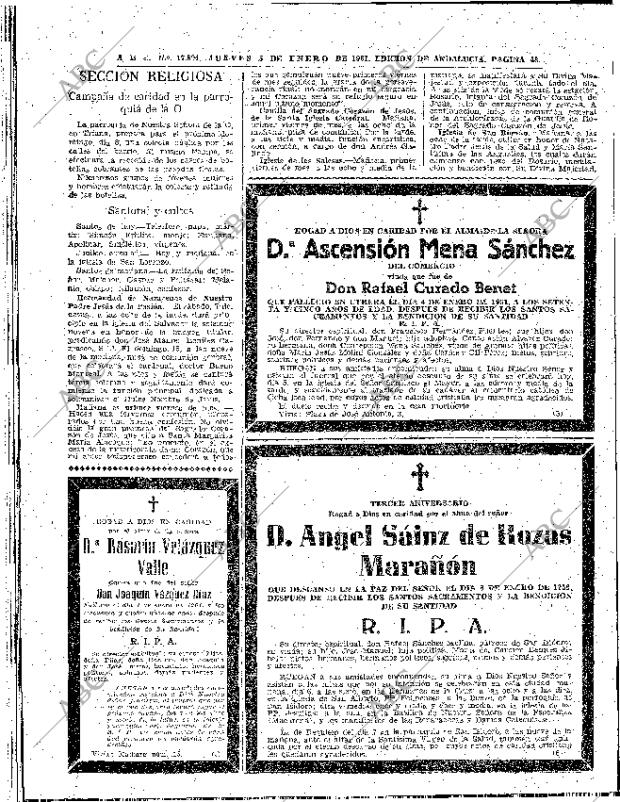 ABC SEVILLA 05-01-1961 página 48