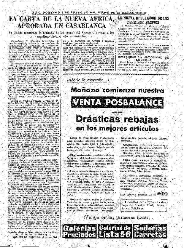 ABC MADRID 08-01-1961 página 69