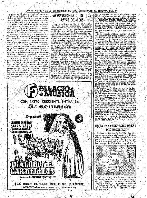 ABC MADRID 08-01-1961 página 71