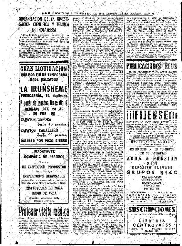 ABC MADRID 08-01-1961 página 78