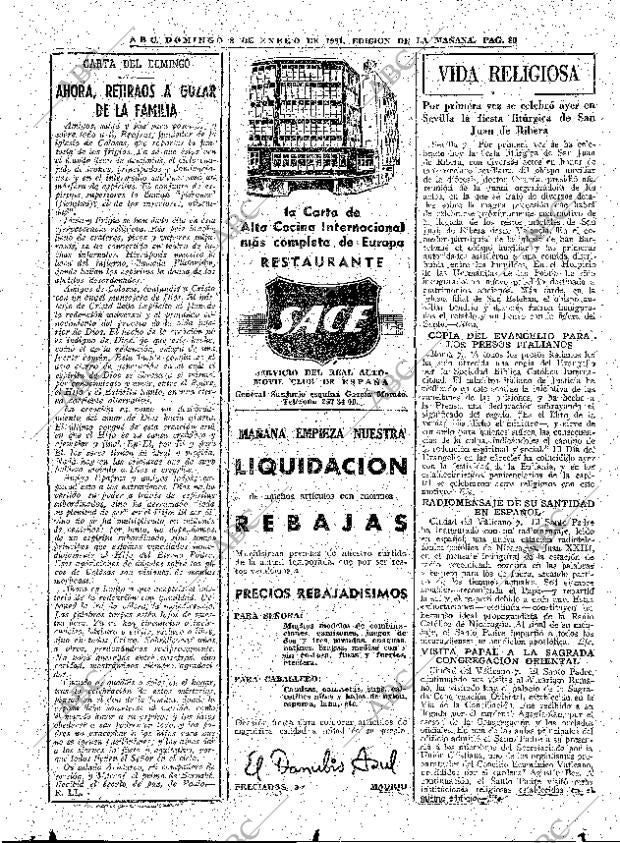 ABC MADRID 08-01-1961 página 80