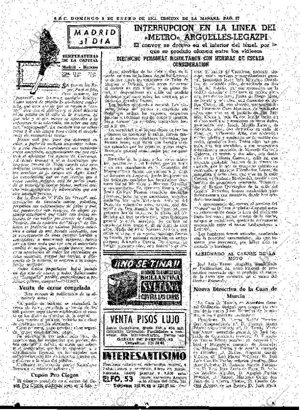 ABC MADRID 08-01-1961 página 87