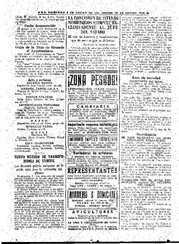 ABC MADRID 08-01-1961 página 88