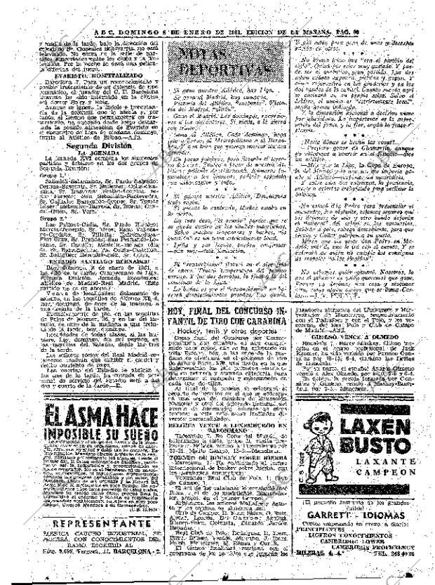 ABC MADRID 08-01-1961 página 90