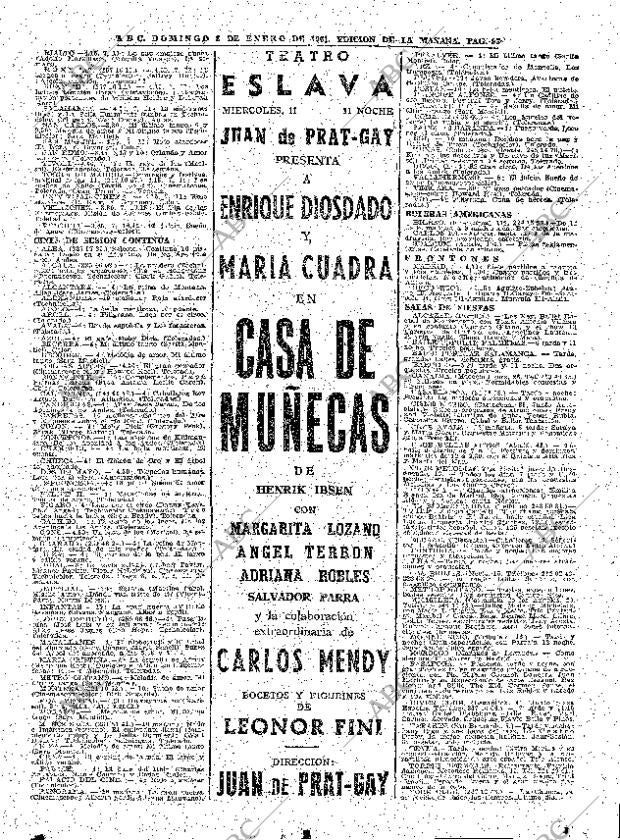 ABC MADRID 08-01-1961 página 93