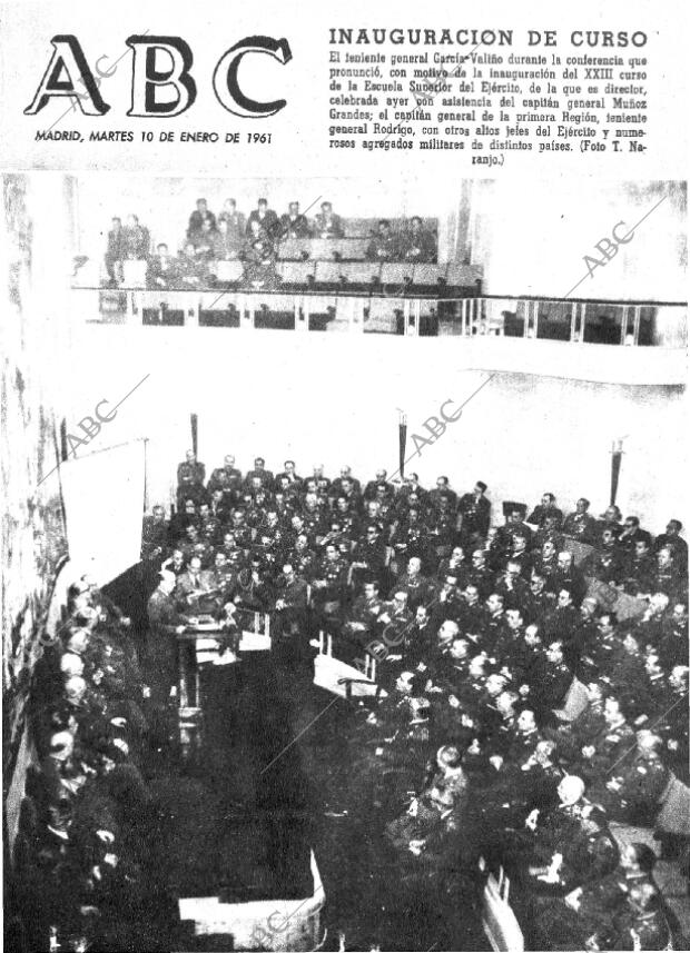 ABC MADRID 10-01-1961 página 1