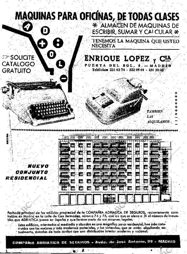 ABC MADRID 10-01-1961 página 14