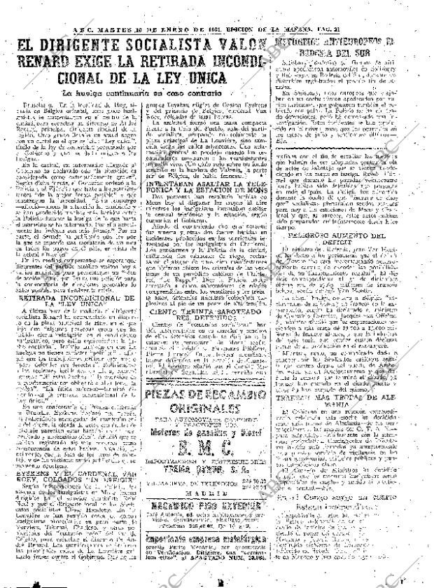 ABC MADRID 10-01-1961 página 31