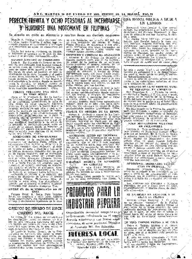 ABC MADRID 10-01-1961 página 37