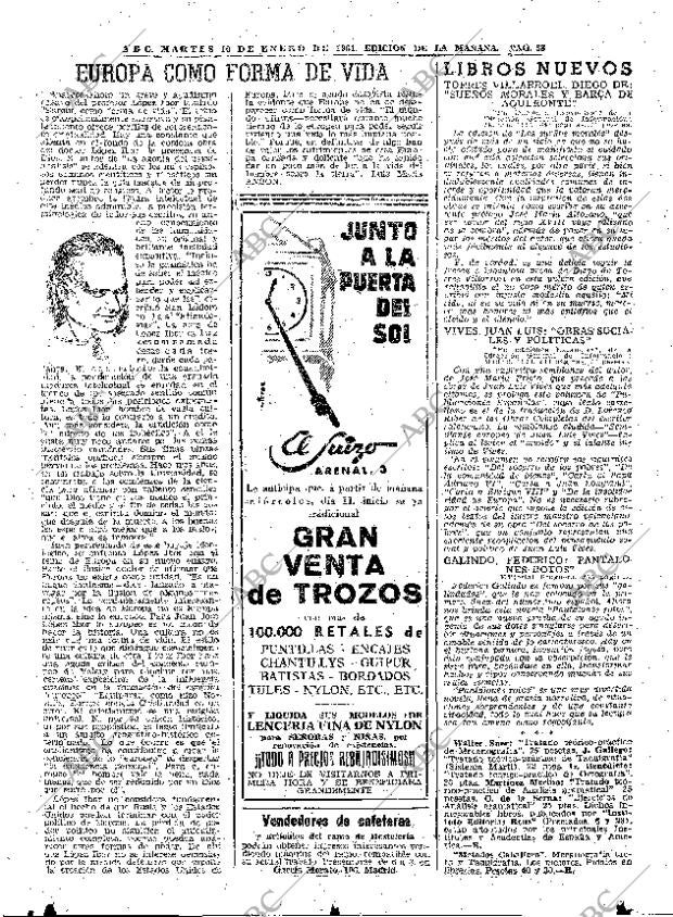 ABC MADRID 10-01-1961 página 38