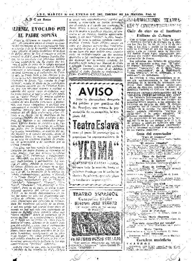 ABC MADRID 10-01-1961 página 53
