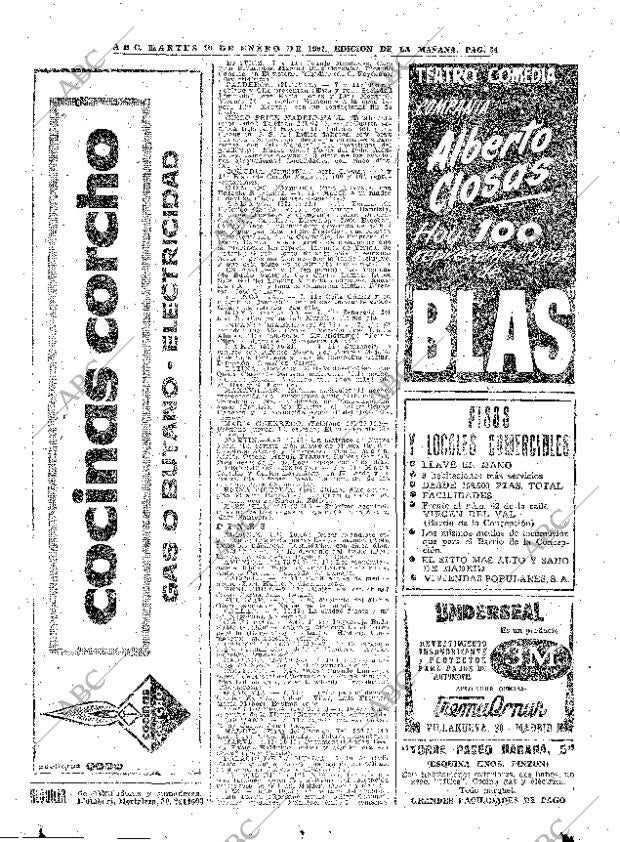 ABC MADRID 10-01-1961 página 54