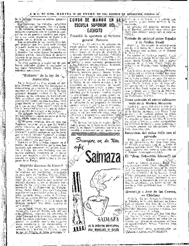 ABC SEVILLA 10-01-1961 página 18