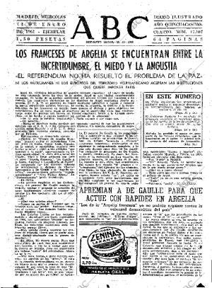 ABC MADRID 11-01-1961 página 23