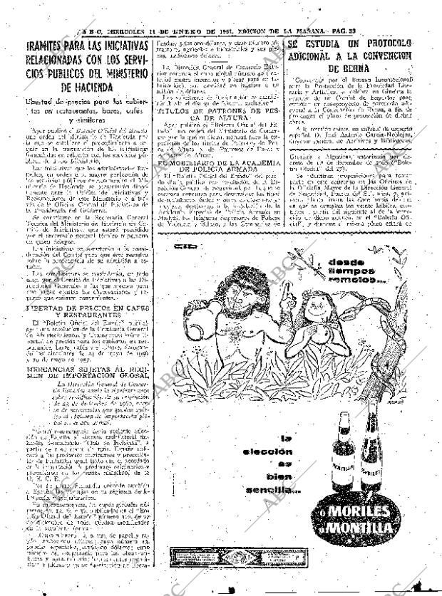 ABC MADRID 11-01-1961 página 33