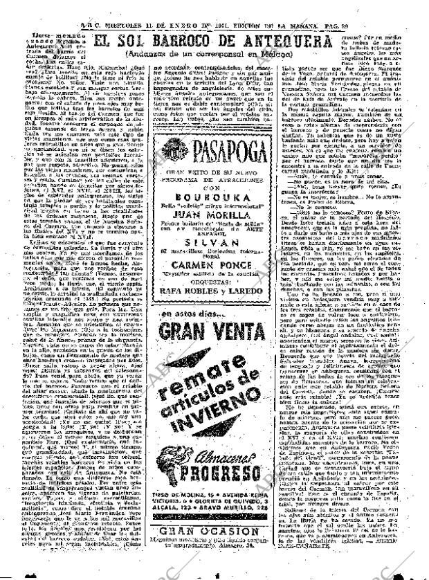 ABC MADRID 11-01-1961 página 39