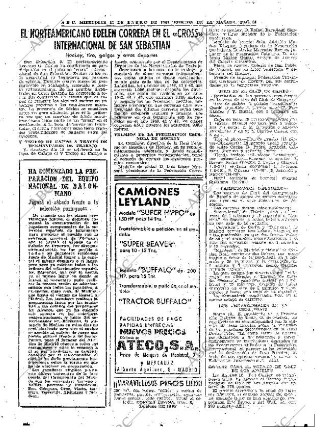 ABC MADRID 11-01-1961 página 51