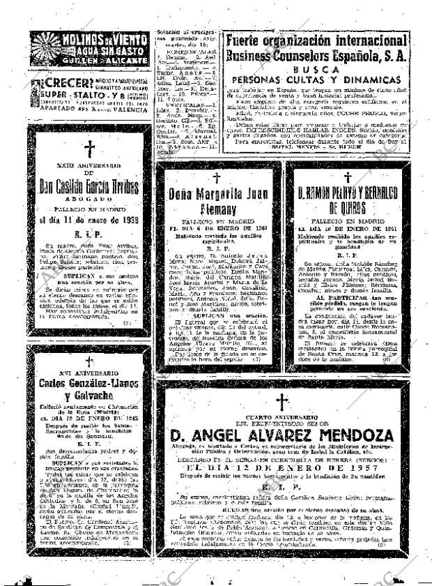 ABC MADRID 11-01-1961 página 62
