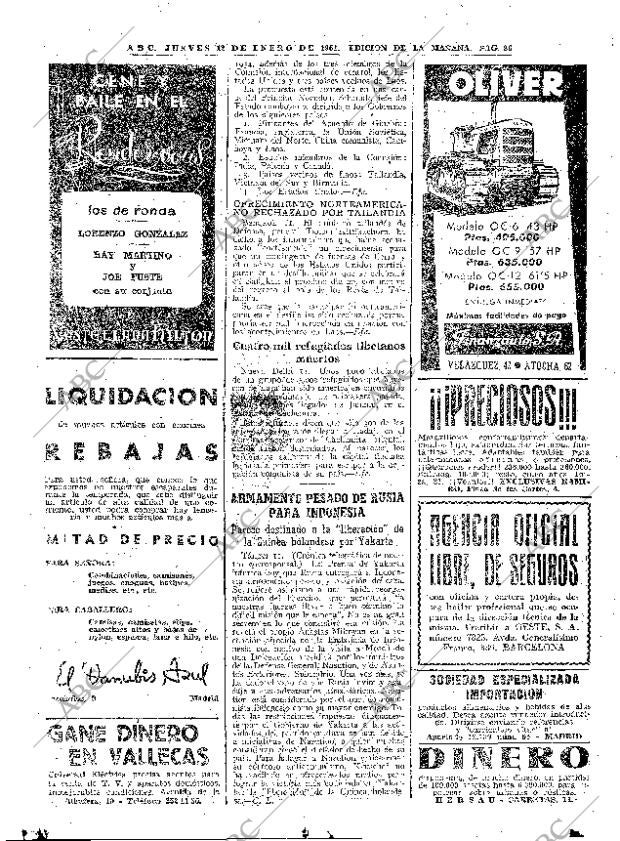 ABC MADRID 12-01-1961 página 26