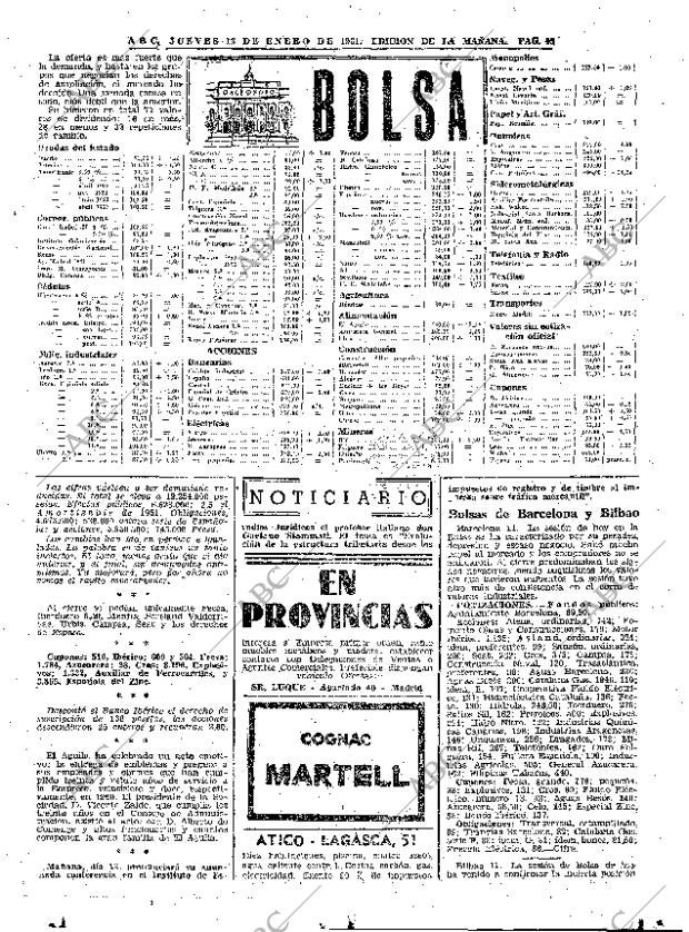 ABC MADRID 12-01-1961 página 45