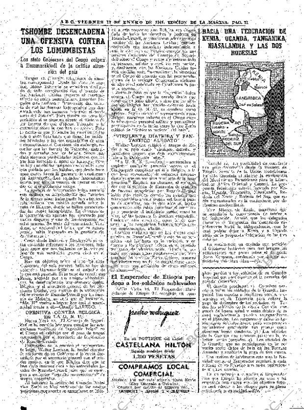 ABC MADRID 13-01-1961 página 21