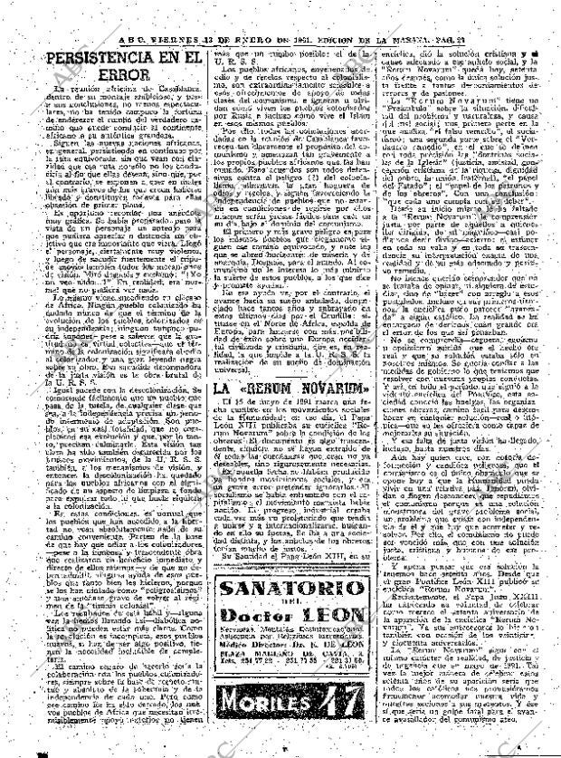 ABC MADRID 13-01-1961 página 27