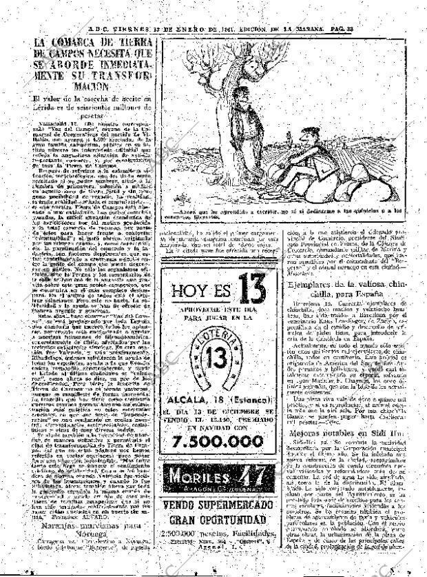 ABC MADRID 13-01-1961 página 33