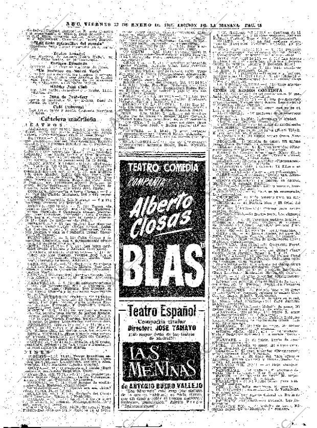 ABC MADRID 13-01-1961 página 45