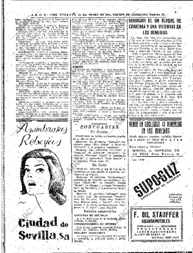 ABC SEVILLA 13-01-1961 página 24