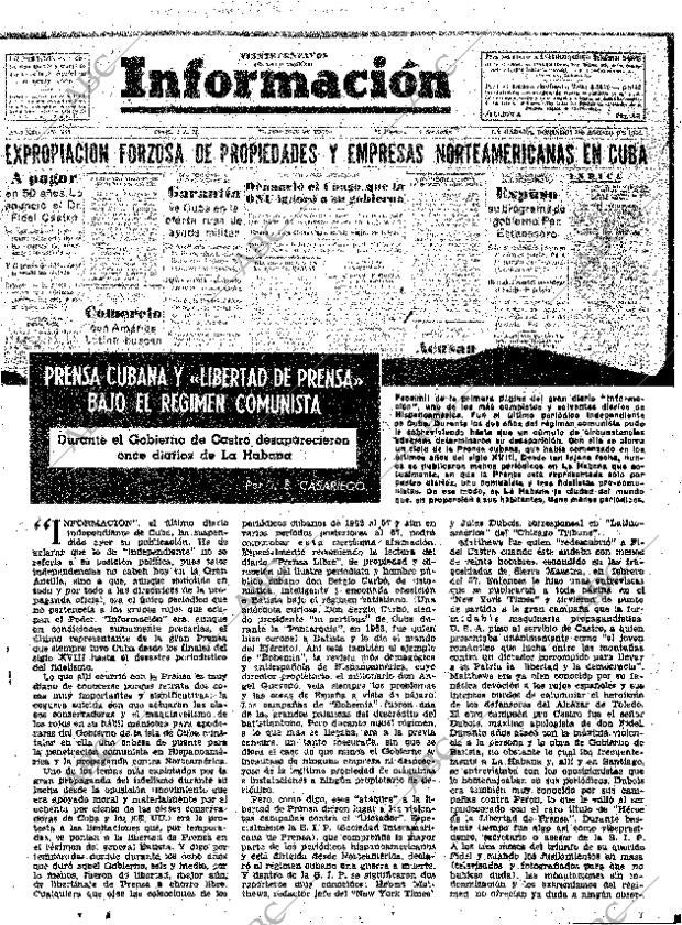 ABC MADRID 14-01-1961 página 19
