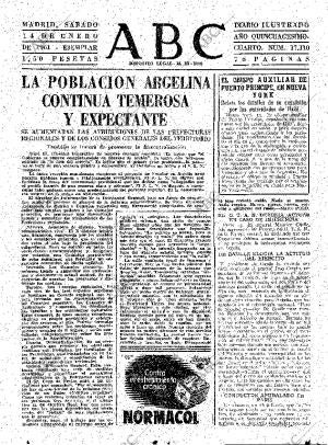 ABC MADRID 14-01-1961 página 31