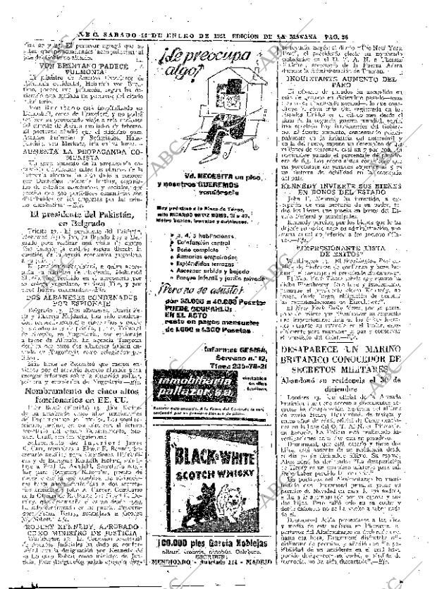 ABC MADRID 14-01-1961 página 36