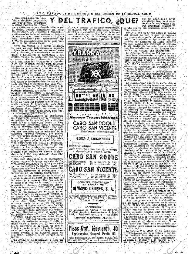 ABC MADRID 14-01-1961 página 53