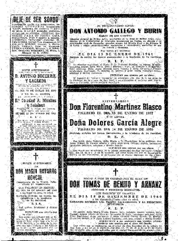 ABC MADRID 14-01-1961 página 72