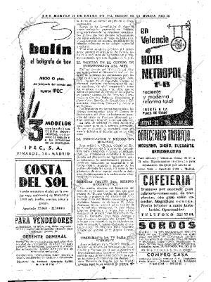ABC MADRID 17-01-1961 página 38