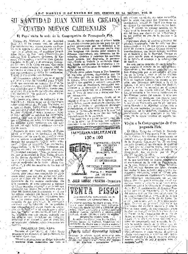 ABC MADRID 17-01-1961 página 39