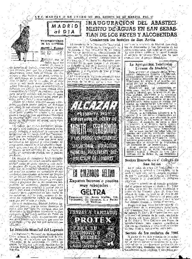 ABC MADRID 17-01-1961 página 47