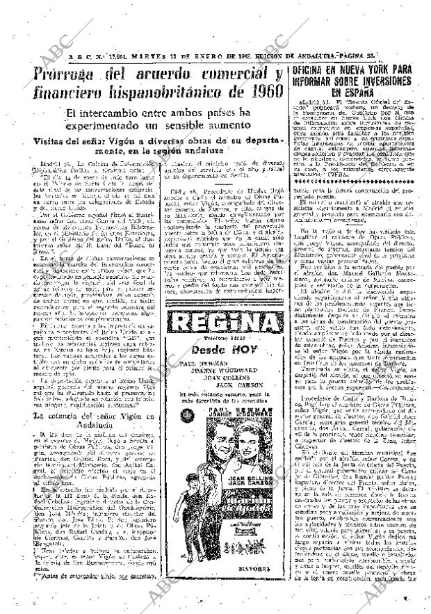 ABC SEVILLA 17-01-1961 página 25