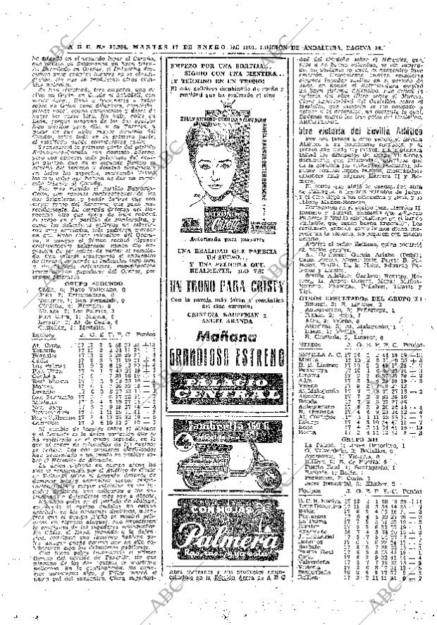 ABC SEVILLA 17-01-1961 página 38