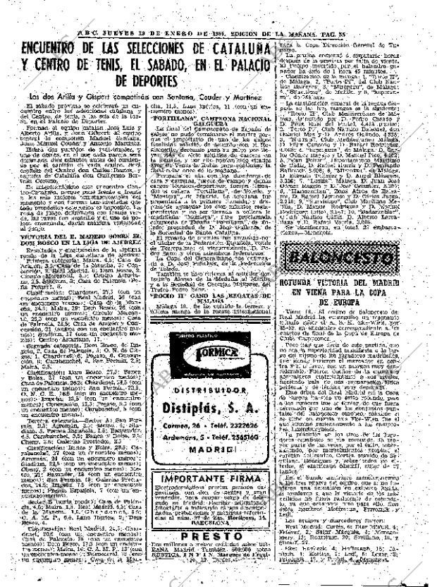 ABC MADRID 19-01-1961 página 55