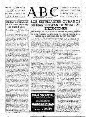 ABC MADRID 20-01-1961 página 23