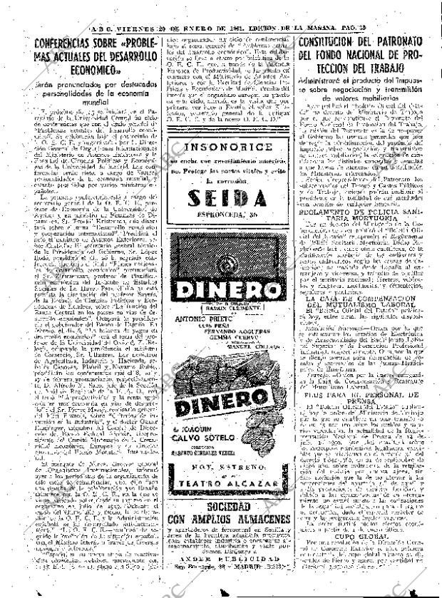 ABC MADRID 20-01-1961 página 33