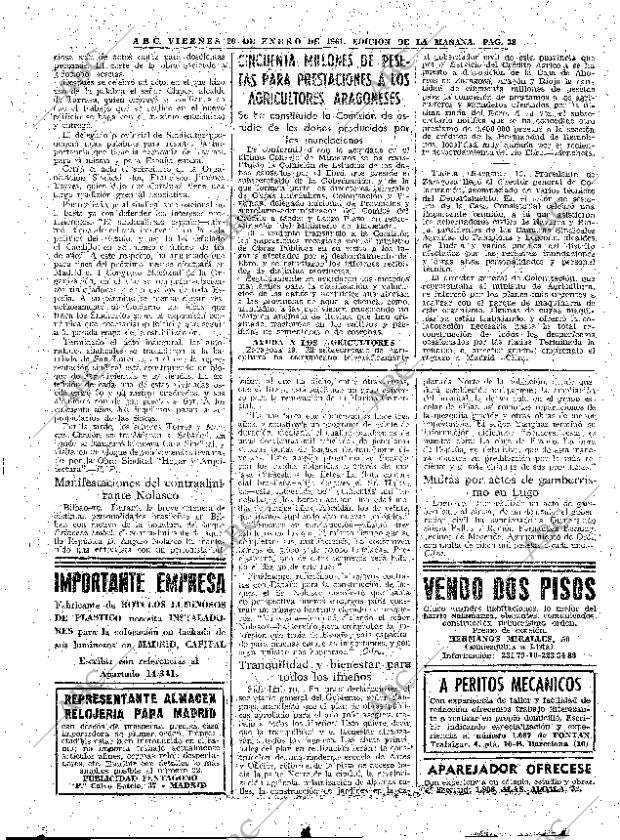 ABC MADRID 20-01-1961 página 38