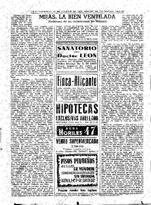 ABC MADRID 20-01-1961 página 39