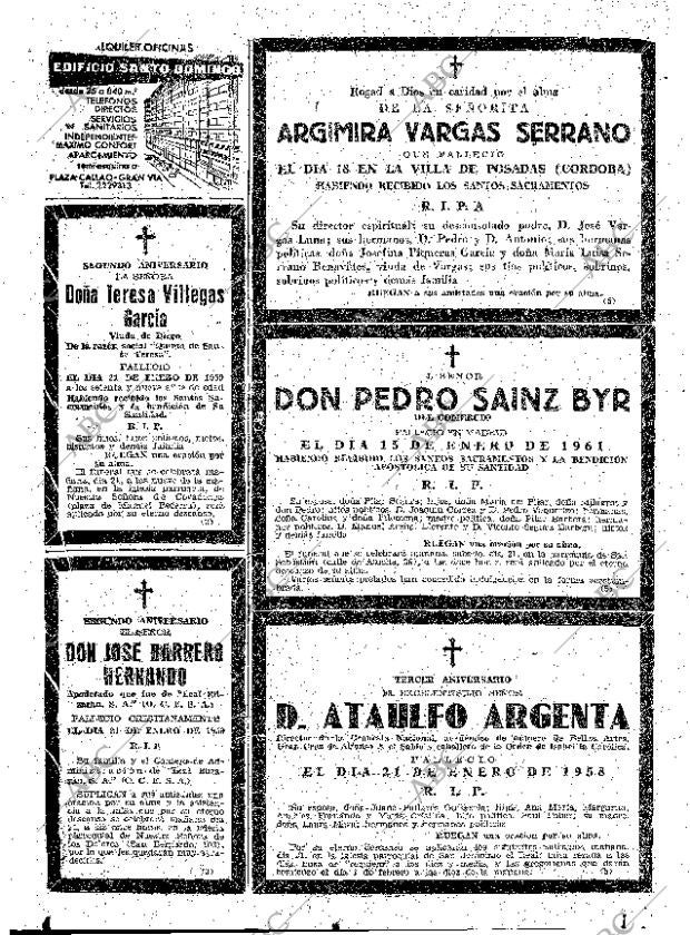 ABC MADRID 20-01-1961 página 58