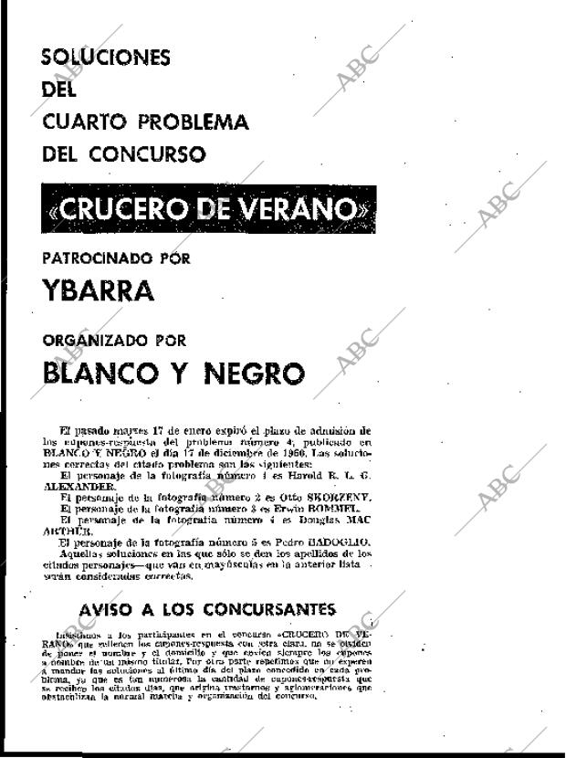 BLANCO Y NEGRO MADRID 21-01-1961 página 82