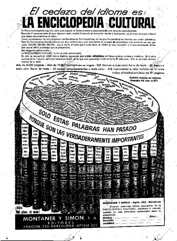 ABC MADRID 22-01-1961 página 58