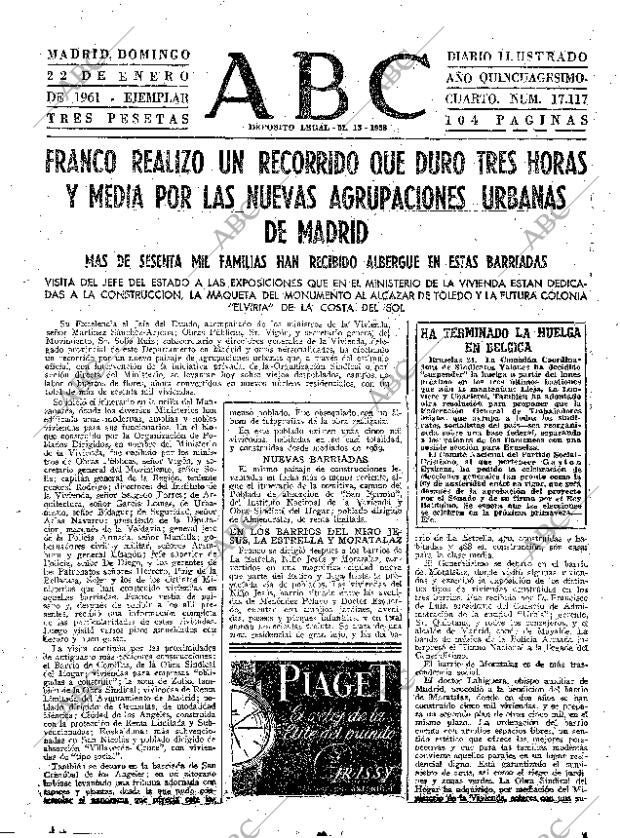 ABC MADRID 22-01-1961 página 63