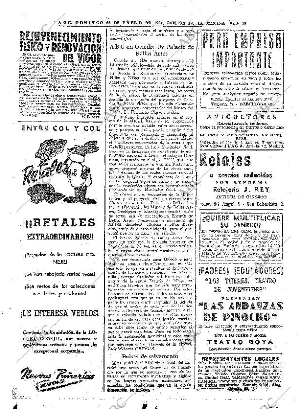 ABC MADRID 22-01-1961 página 80